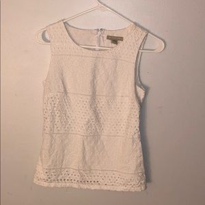 White dressy tank top